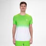 Crew Gradiant Maglietta Uomini-Verde Neon,Bianco