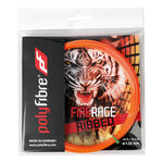 Polyfibre Polyfibre Firerage Ribbed 12m Set Di Corde-Rosso