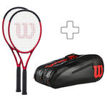 Confezione di racchette Wilson Wilson Clash 100L V2.0 Racchette Da Torneo