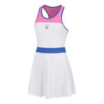 Abbigliamento da tennis Quiet Please Quiet Please Racerback Abito Donna - bianco, blu