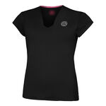 Abbigliamento BIDI BADU BIDI BADU Crew V-Neck Maglietta Donna-Nero