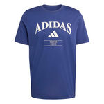 Abbigliamento da tennis adidas adidas Heritage Graphic Tee Maglietta - blu, bianco