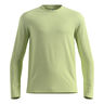 Essential Seamless Crew Neck Manica lunga Uomini-lime