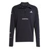 adi365 Warm Half-Zip Camicia da corsa Uomini - nero, 