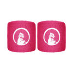 Abbigliamento da tennis Quiet Please Quiet Please Short Polsino Anti Sudore Confezione Da 2-Rosa