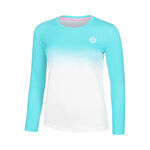 Abbigliamento BIDI BADU BIDI BADU Crew Gradiant Manica Lunga Ragazze-Turchese,Bianco