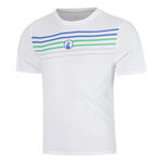 Abbigliamento Quiet Please Quiet Please Endlessly Trainings Stripe Maglietta Uomini-Bianco,Multicolore