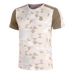 Abbigliamento BIDI BADU BIDI BADU Paris 2025 V-Neck Maglietta Uomini-Beige,Marrone