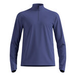 Abbigliamento Odlo Odlo Essential Thermal Midlayer 1/2 Zip Camicia da corsa Uomini-blu