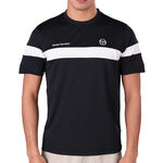 Abbigliamento da tennis Sergio Tacchini Sergio Tacchini Leone Maglietta Uomini - nero, bianco