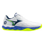 Scarpe da tennis Mizuno Mizuno Wave Enforce Court Scarpa per terra rossa Uomini - bianco, blu