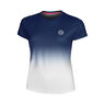 Crew Gradiant Maglietta Ragazze-Blu Scuro,Bianco