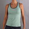 Mile Canottiera Donna-Verde,Blu Scuro