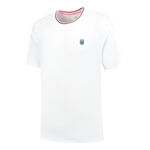 Abbigliamento K-Swiss K-Swiss Hypercourt Mesh Crew Maglietta Uomini-Bianco