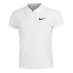 Abbigliamento Nike Nike Dri-Fit Court Advantage Polo Uomini-Bianco,Oro