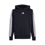Abbigliamento adidas adidas 3Stripes Fleece Giacca da allenamento Ragazzi - nero, bianco