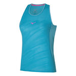 Abbigliamento Mizuno Mizuno Aero Canottiera Donna - blu chiaro, 