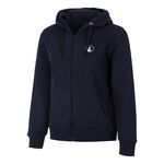 Abbigliamento Quiet Please Quiet Please Essential Zip Felpa Donna - blu scuro, 
