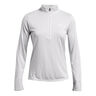 Tech Half-Zip Twist Manica Lunga Donna-Grigio