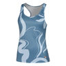 Mila Canottiera Donna-Grigio-blu,Blu Chiaro