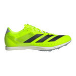 Scarpe da corsa adidas adidas Distancestar Spikes Unisex-verde neon, nero