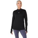 Abbigliamento ASICS ASICS Road Winter Seamless Camicia da corsa Donna-nero