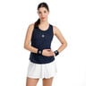 Crew Racerback Canottiera Donna-blu scuro