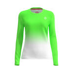Abbigliamento BIDI BADU BIDI BADU Crew Gradiant Manica Lunga Ragazze-Verde Neon,Bianco