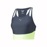 Run Ultraform Crop Reggiseni Sportivi Donna-Blu