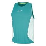 Abbigliamento Nike Nike Court Dri-Fit Advantage Slam Canottiera Uomini-Color Petrolio,Bianco