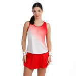 Abbigliamento da tennis BIDI BADU BIDI BADU Crew Racerback Canottiera Donna-rosso, bianco