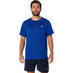 Abbigliamento ASICS ASICS Core Camicia da corsa Uomini-blu