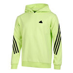Abbigliamento adidas adidas Future Icon 3 Stripes Felpa con cappuccio Uomini - lime, nero