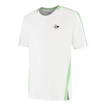 Abbigliamento da tennis Dunlop Dunlop Game Maglietta Uomini-bianco, verde