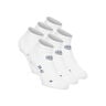 No Party XXL No Show Move Socks 6 Pack - black