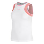 Abbigliamento da tennis JLindeberg JLindeberg Nora   Canottiera Donna-bianco