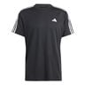 Essentials Train 3-Stripes Training Maglietta Uomini-Nero,Bianco