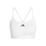 Abbigliamento adidas adidas Aeroreact Training 3 Stripes Reggiseni Sportivi Donna-Bianco