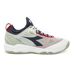 Scarpe da tennis Diadora Diadora  Speed Blushield Fly 4 + Scarpa per terra rossa Uomini-bianco,rosso