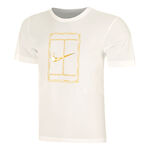 Abbigliamento Nike Nike Court Dri-Fit Heritage Maglietta Uomini - crema, 