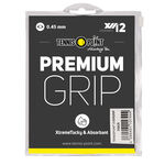 Overgrip Tennis-Point Tennis-Point Premium Grip weiß 12er