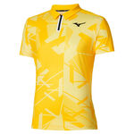 Abbigliamento Mizuno Mizuno Daybreakers Shadow Polo Uomini-Giallo