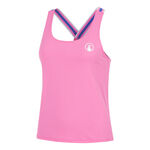 Abbigliamento Quiet Please Quiet Please Serve & Volley 2.0 Canottiera Donna - rosa, bianco