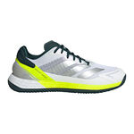 Scarpe da tennis adidas adidas Defiant Speed 2 Scarpa Per Terra Rossa Uomini-Bianco,Giallo Neon