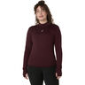 Road Winter Seamless Camicia da corsa Donna - rosso scuro, 