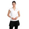 Crew 2.0 V-Neck Maglietta Donna-bianco