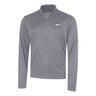 Pacer Half-Zip Camicia da corsa Uomini - grigio
