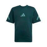 Abbigliamento adidas adidas Z.N.E. Maglietta Ragazzi-verde scuro