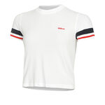 Abbigliamento Wilson Wilson Brooklyn Seamless Maglietta Donna-Bianco