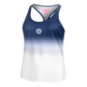 Crew Gradiant Canottiera Donna-Blu Scuro,Bianco